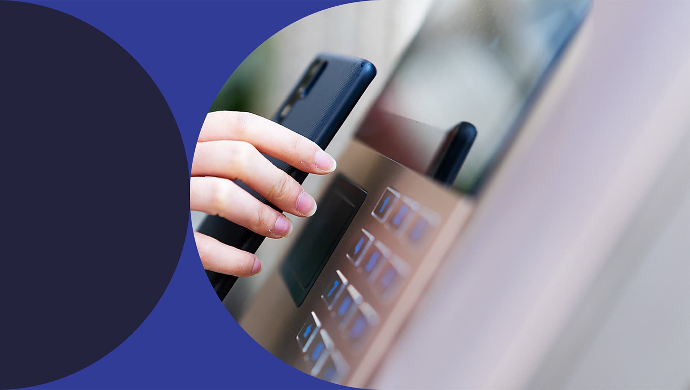 using phone at atm
